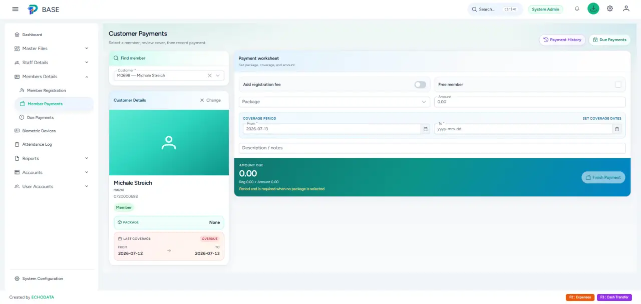Package billing light theme