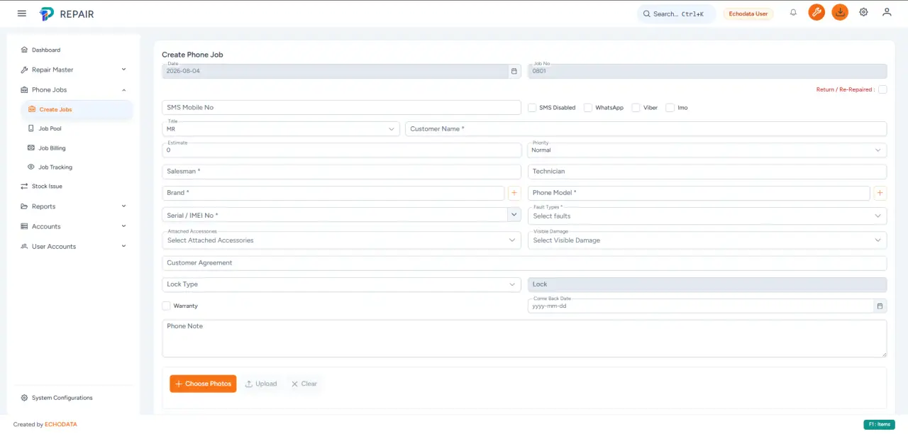 Create repair job light theme